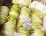 チーズかけ和風ロール白菜作り方10写真