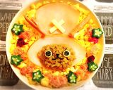 チョッパーの鶏そぼろ丼♡キャラ弁にも♡作り方5写真