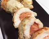おつまみにも☆鶏胸肉の明太子挟みｯ♪作り方8写真