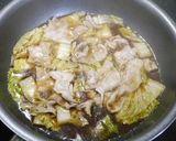 簡単！ほったらかし☆豚バラ白菜丼作り方3写真