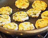 桜海老とあおさの焼き蓮根作り方4写真