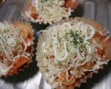 マカロニとウインナーのピザ風チーズ焼き作り方4写真