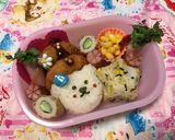 幼稚園 くまと星のお弁当作り方2写真