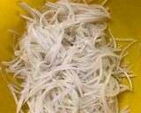 大根とツナと豆苗のサラダ作り方1写真