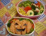 ☆ハロウィン・かぼちゃ弁当☆（キャラ弁）作り方4写真