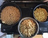 青大豆とひよこ豆のチリビーンズ作り方1写真