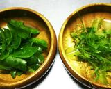 エンドウ豆のさやと薄揚げの味噌汁作り方1写真