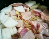 鶏肉と大根の汁物作り方2写真