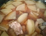 鶏肉と大根の汁物作り方3写真
