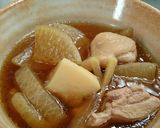 鶏肉と大根の汁物作り方6写真