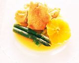 簡単♪フレンチ風♪柑橘ソースのチキン作り方5写真