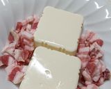 ✿豚バラ豆腐の簡単５分レンジ蒸し✿作り方2写真