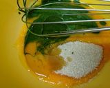 抹茶青汁シフォンケーキ作り方3写真