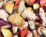 鶏肉とさつまいもの筑前煮◆冷凍保存OK作り方5写真