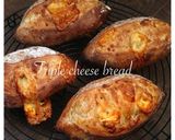 自家製酵母＊３種のチーズたっぷりパン＊作り方13写真