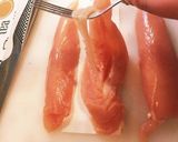 【潰瘍性大腸炎】ささみ海苔梅巻きフライ作り方2写真