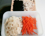 簡単!!鶏のささみとひじきの蓮根きんぴら作り方1写真
