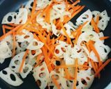 簡単!!鶏のささみとひじきの蓮根きんぴら作り方2写真