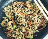 簡単!!鶏のささみとひじきの蓮根きんぴら作り方8写真