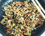 簡単!!鶏のささみとひじきの蓮根きんぴら作り方8写真