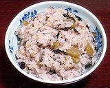 大根の葉で中華風十八穀炊き込み御飯作り方3写真