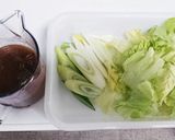 簡単本格!!牛肉とレタスと葱の牛バラ飯風作り方2写真