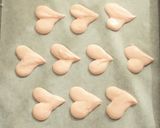 *バレンタイン ♡ ハートのマカロン♪作り方6写真