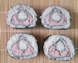 水口かんぴょうで必勝！だるま飾り巻き寿司作り方15写真