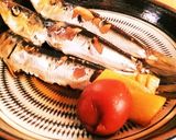 旬に♡イワシの塩焼きと焼き梅作り方4写真