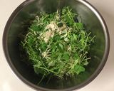 千切りキャベツと豆苗の納豆サラダ！作り方1写真