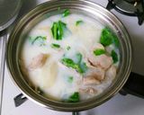 ⅲカブの豆乳スープ作り方6写真