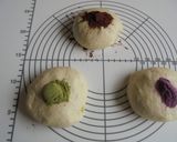トヨ型大で3色三つ編み薄色マーブルパン♪作り方3写真