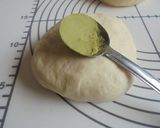トヨ型大で3色三つ編み薄色マーブルパン♪作り方4写真