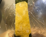 おにぎりの海苔で簡単★恵方巻き★焼肉巻き作り方2写真