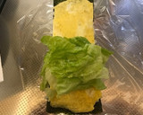 おにぎりの海苔で簡単★恵方巻き★焼肉巻き作り方3写真