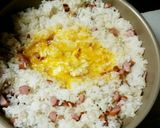 冷ご飯で☆卵 小ネギ ウインナーの炒飯♡作り方3写真
