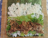牛肉とレタスの巻き寿司★節分の恵方巻にも作り方8写真