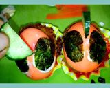 キャラ弁　仮面ライダー尽くし　ゴースト偏作り方6写真