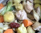 栗と鶏と根菜の煮込み作り方6写真