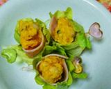 ☆かぼちゃサラダのレタス巻き☆作り方8写真