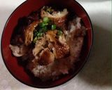 鶏モモコーラ煮丼作り方5写真