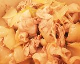 豚玉ははつゆあんかけうどん作り方4写真