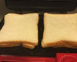 カレーの残りで。チーズカレーホットサンド作り方3写真