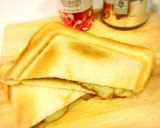 カレーの残りで。チーズカレーホットサンド作り方5写真
