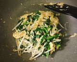 もやし入りニラ玉 カニカマあんかけ作り方2写真