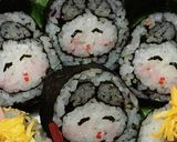 お多福さん デコ飾り巻き寿司作り方8写真