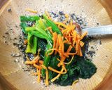 ほうれん草の味噌ナッツごま和え作り方6写真