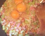簡単低カロリーのセロリとハムの炒飯作り方2写真