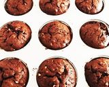 材料3つ♫かんたんチョコケーキ♫作り方6写真