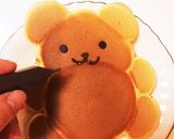 抱きしめたい❤テディベアホットケーキ❤作り方5写真